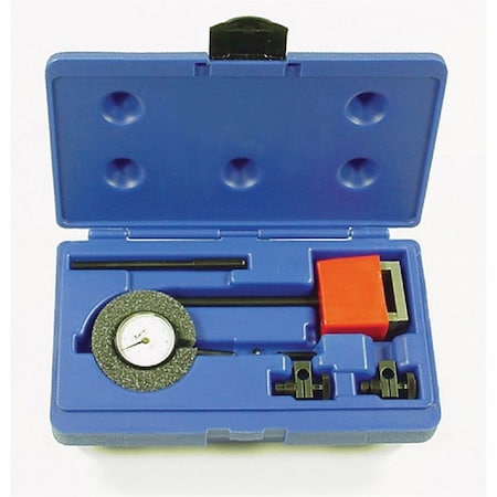 Central Tools .200in. Range 0-100 Magnetic Base Dial Indicator Set 6405
